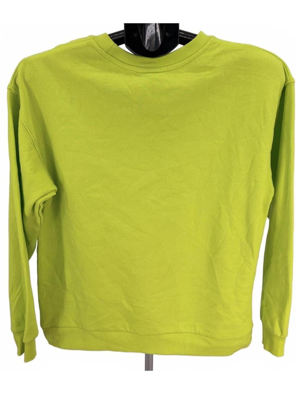 Goosebumps‎ S/CH/P Neon Green Graphic Crewneck Sweatshirt Vintage Style - Picture 4 of 6